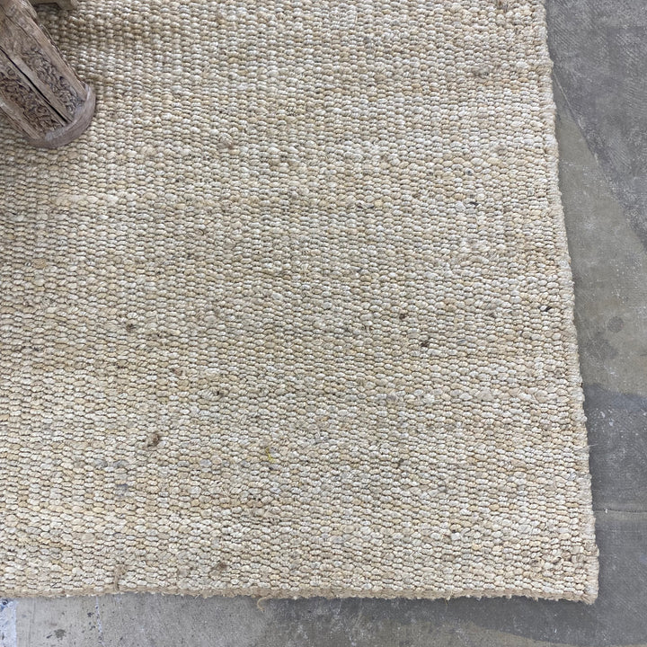 Handloomed Hemp Rug - Bleach