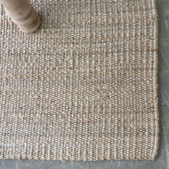 Handloomed Hemp Rug - Natural