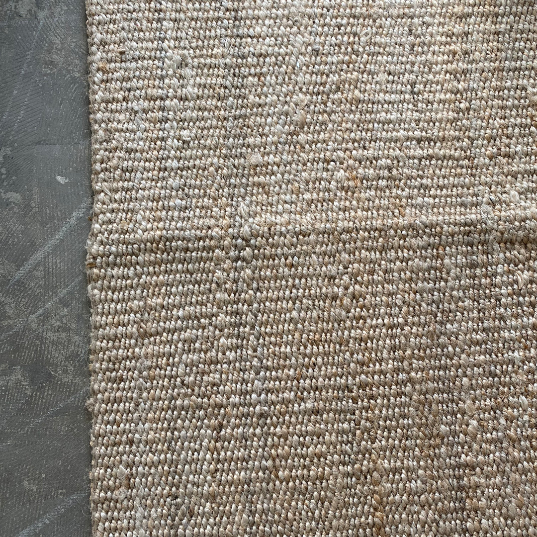 Handloomed Hemp Rug - Natural