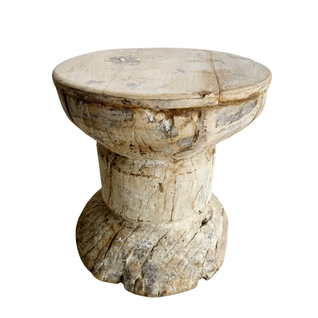 'Enzo' Vintage Indian Ukhali Stool