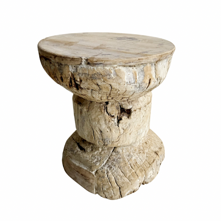 'Enzo' Vintage Indian Ukhali Stool