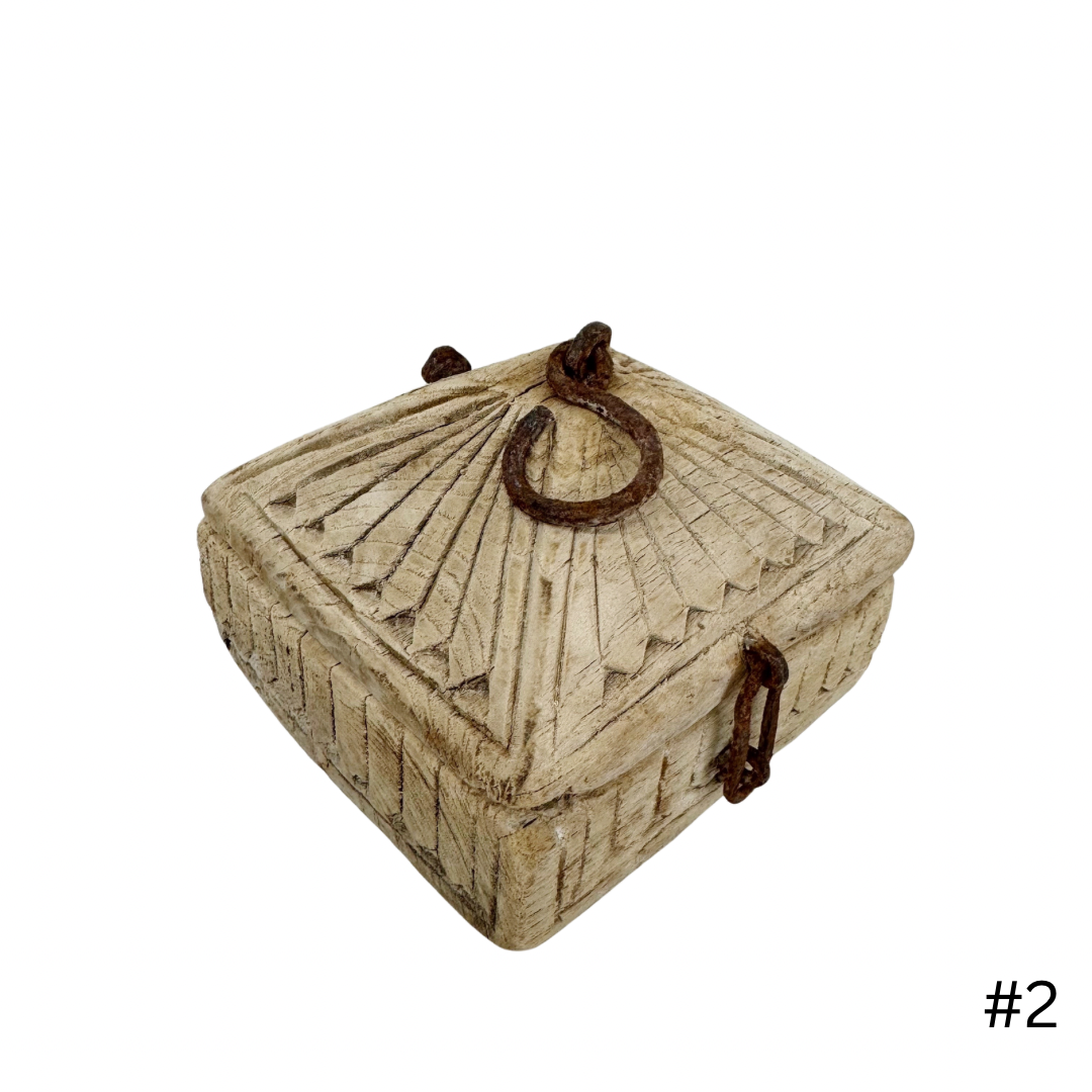 Vintage Indian Tika Box