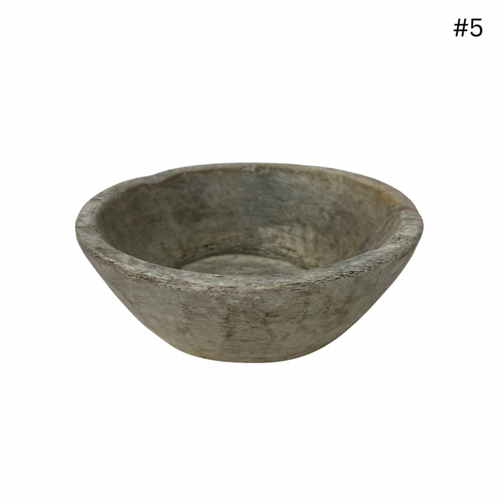 Vintage Indian Wooden Bowl - Small