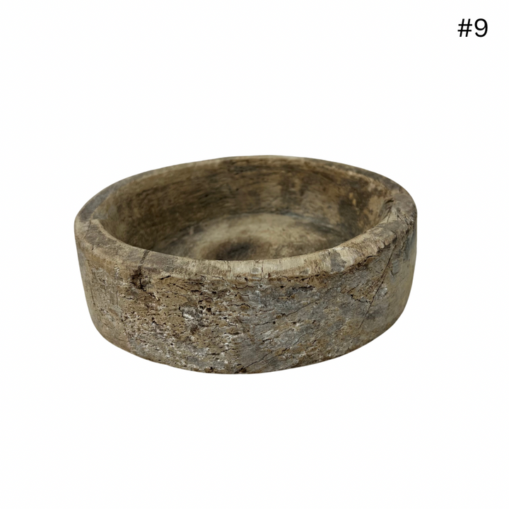 Vintage Indian Wooden Bowl - Small