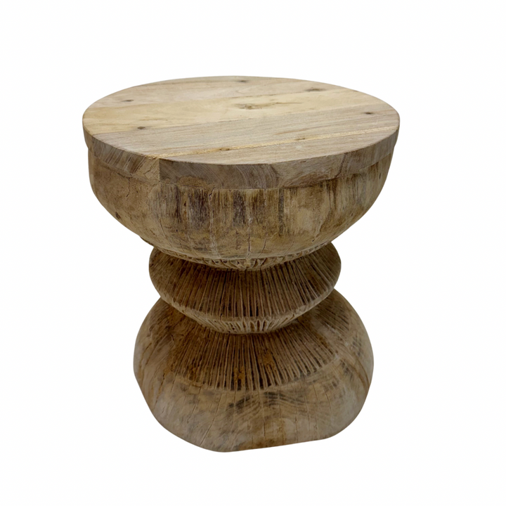 'Riva' Vintage Indian Ukhali Stool