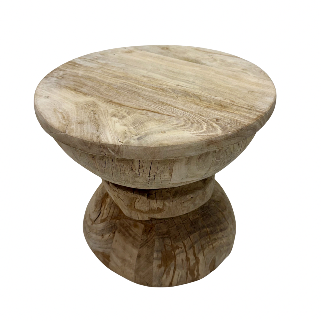 'Sahana' Vintage Indian Ukhali Stool