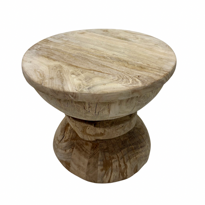 'Sahana' Vintage Indian Ukhali Stool