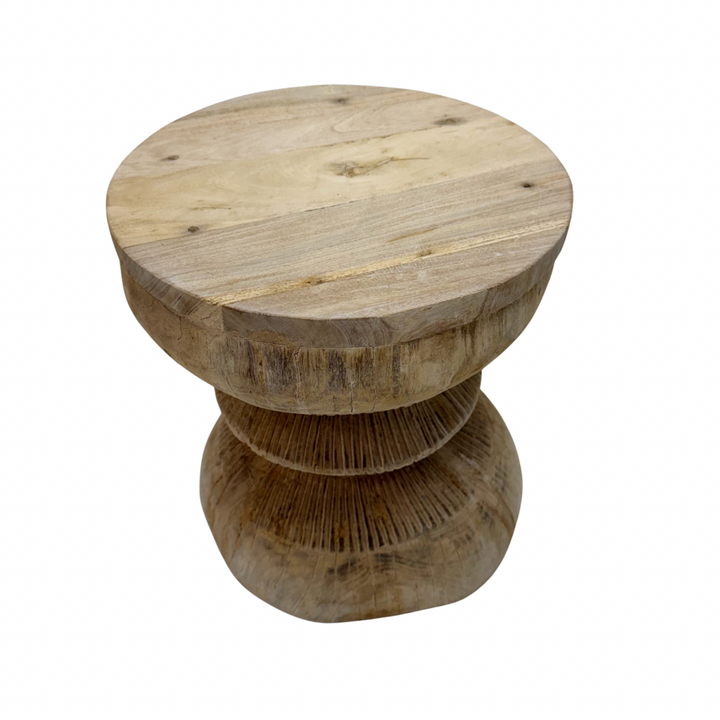 'Riva' Vintage Indian Ukhali Stool