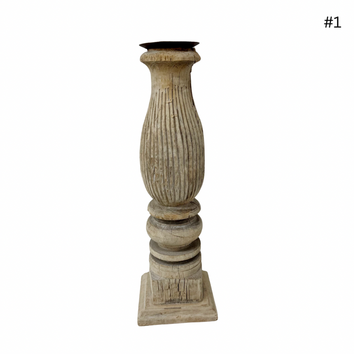 Vintage Indian Candle Stand