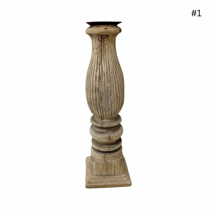 Vintage Indian Candle Stand