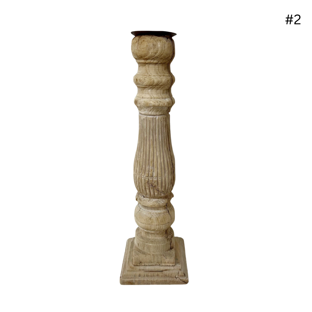 Vintage Indian Candle Stand
