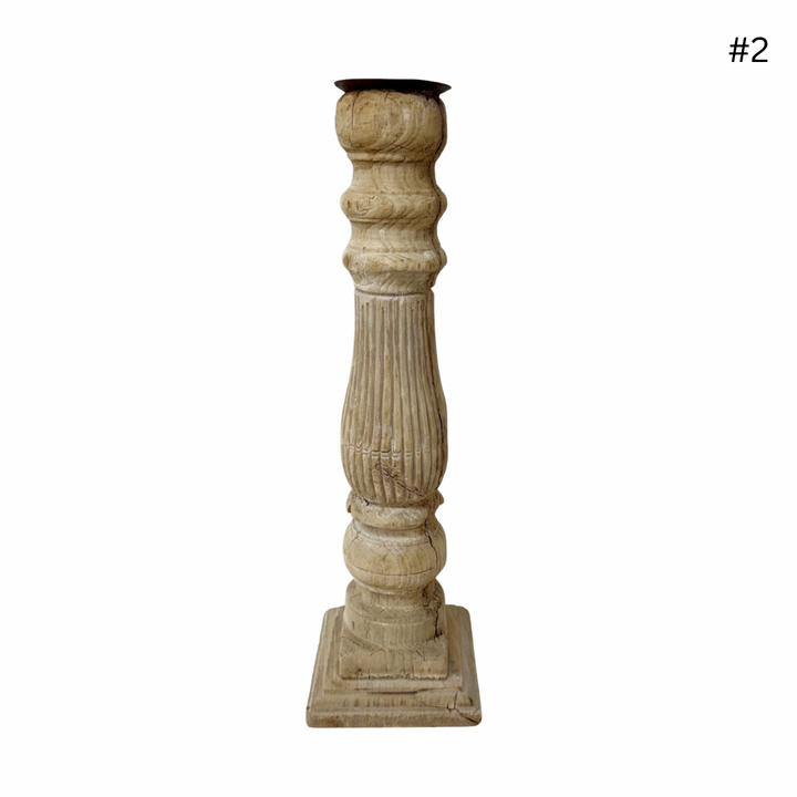 Vintage Indian Candle Stand