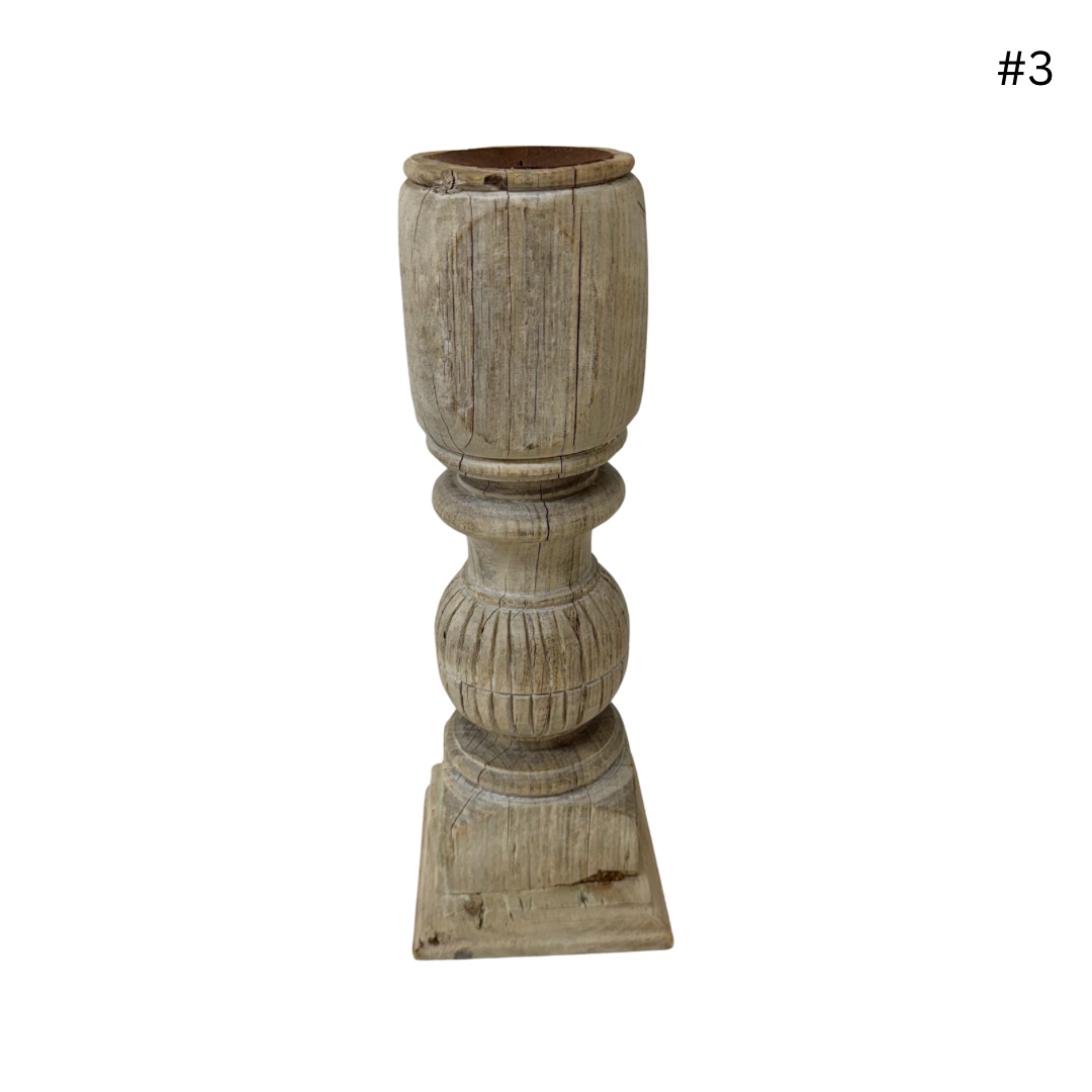 Vintage Indian Candle Stand