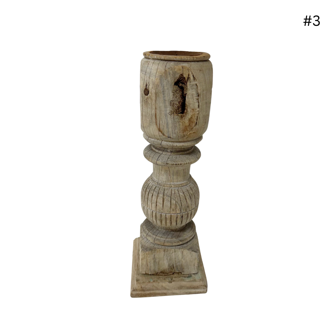 Vintage Indian Candle Stand