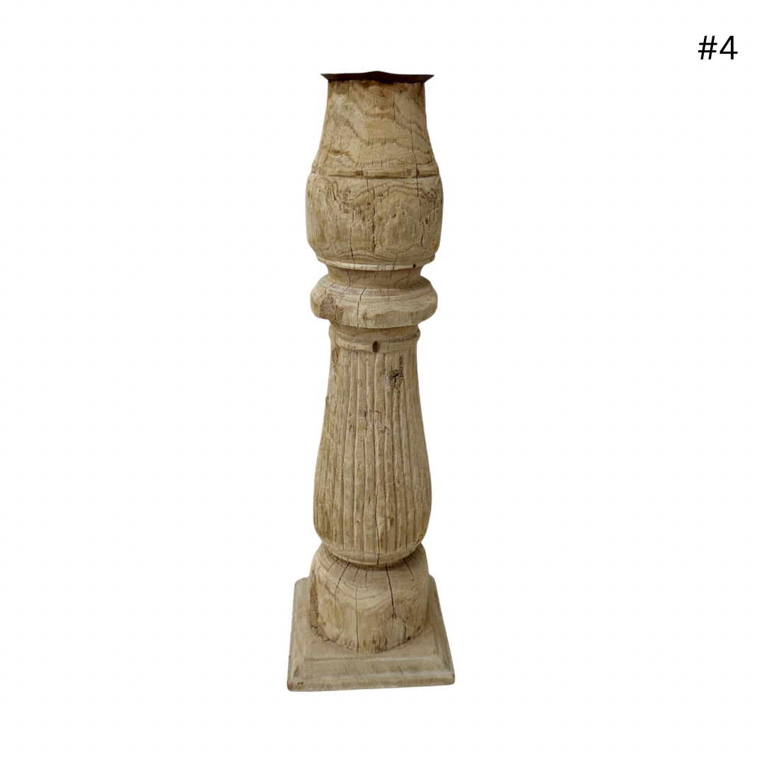 Vintage Indian Candle Stand