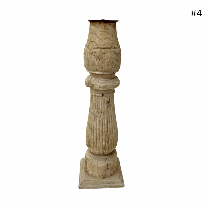 Vintage Indian Candle Stand