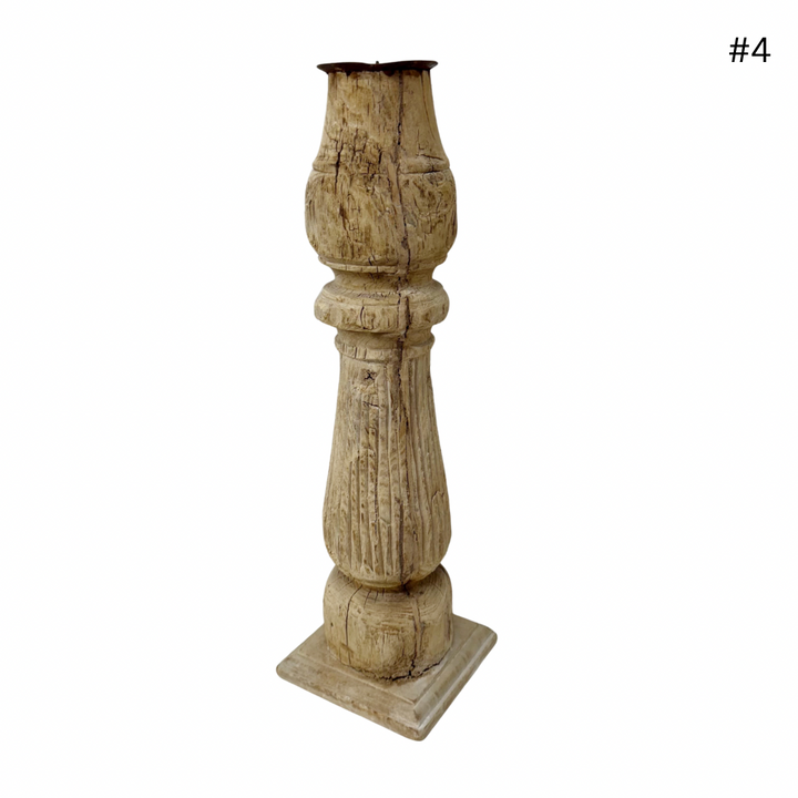 Vintage Indian Candle Stand