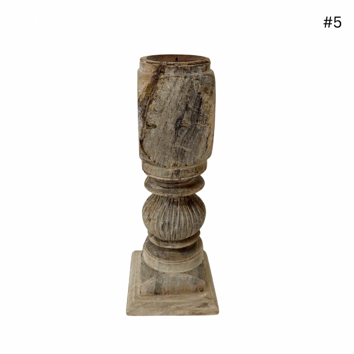 Vintage Indian Candle Stand