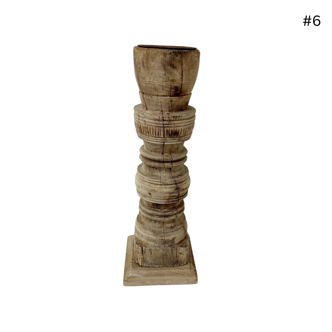 Vintage Indian Candle Stand