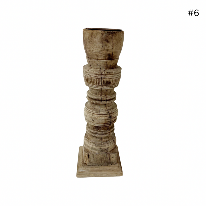 Vintage Indian Candle Stand