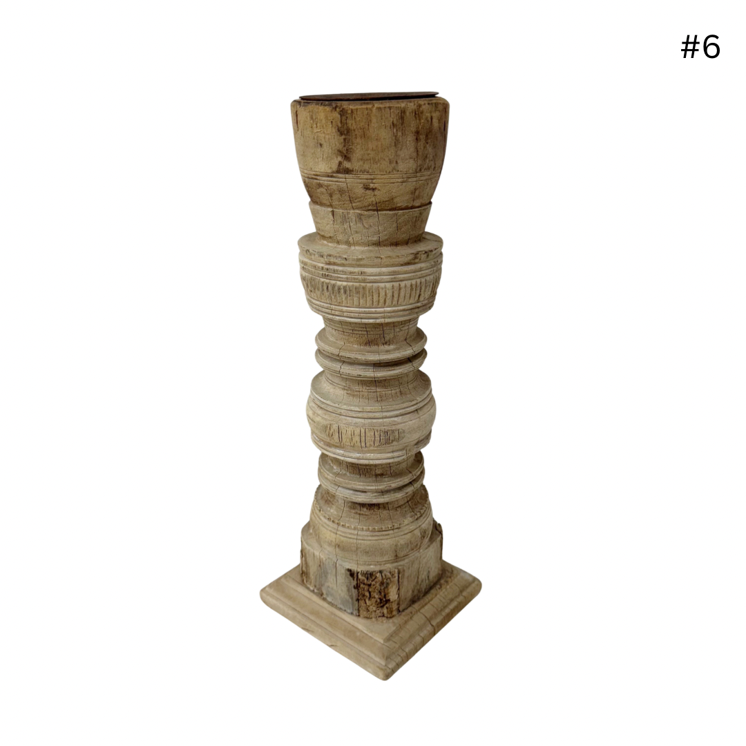 Vintage Indian Candle Stand