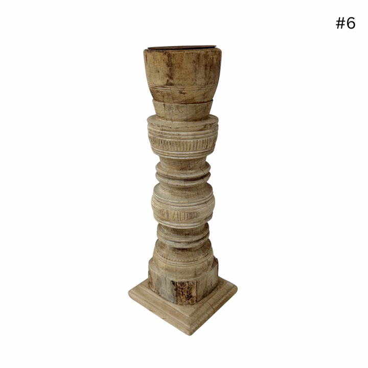 Vintage Indian Candle Stand