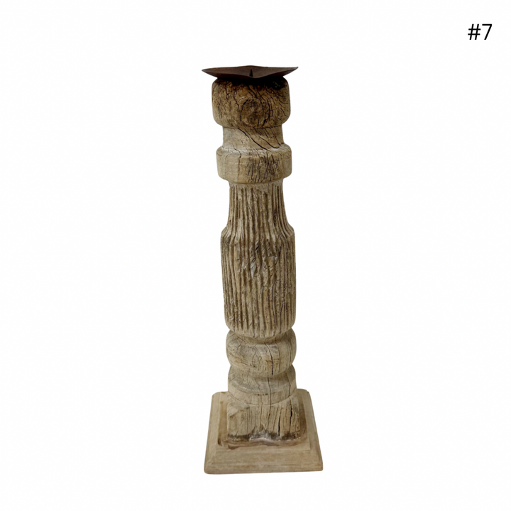 Vintage Indian Candle Stand