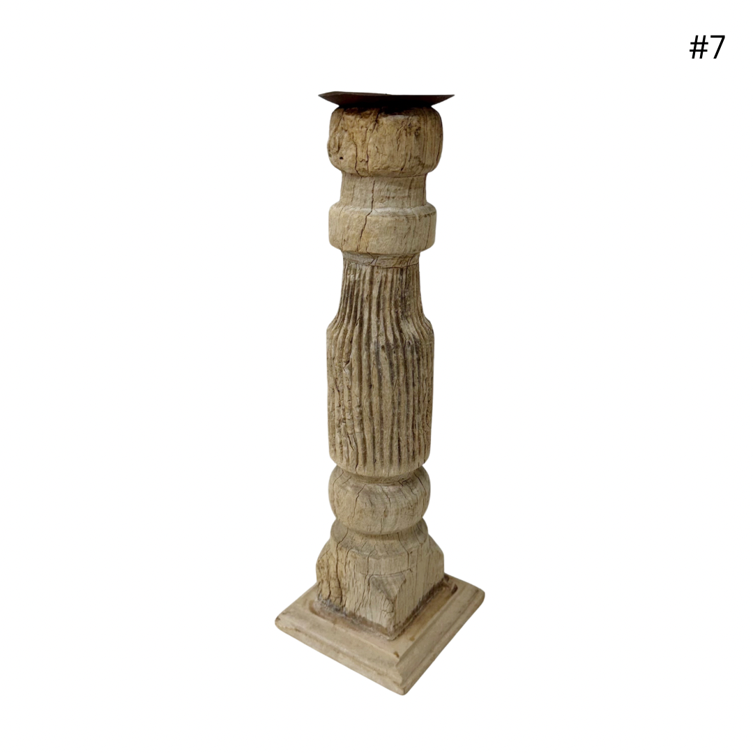 Vintage Indian Candle Stand