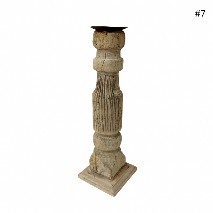 Vintage Indian Candle Stand