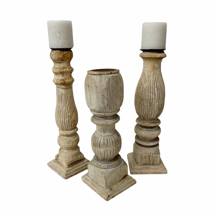 Vintage Indian Candle Stand