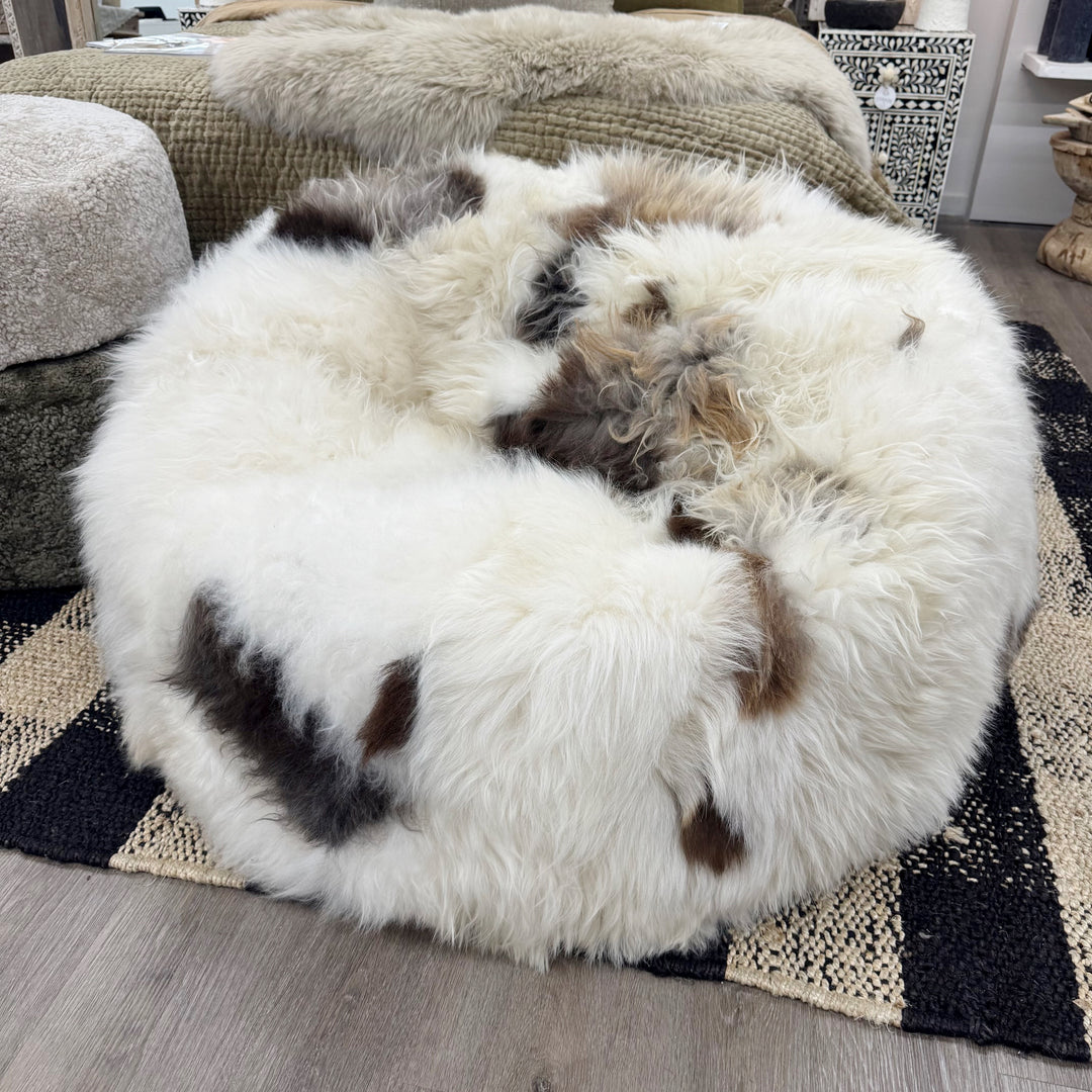 'Elowen' Sheepskin Long Wool Bean Bag
