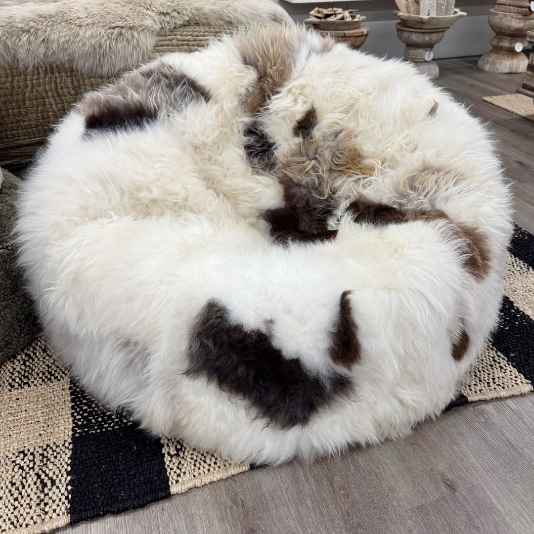 'Elowen' Sheepskin Long Wool Bean Bag