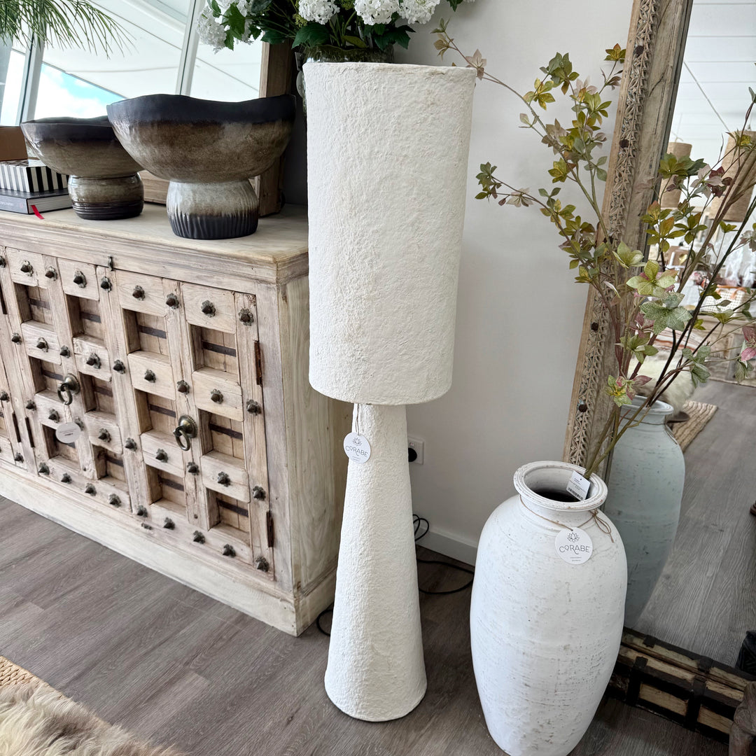 'Ossa' Floor Lamp - Ivory