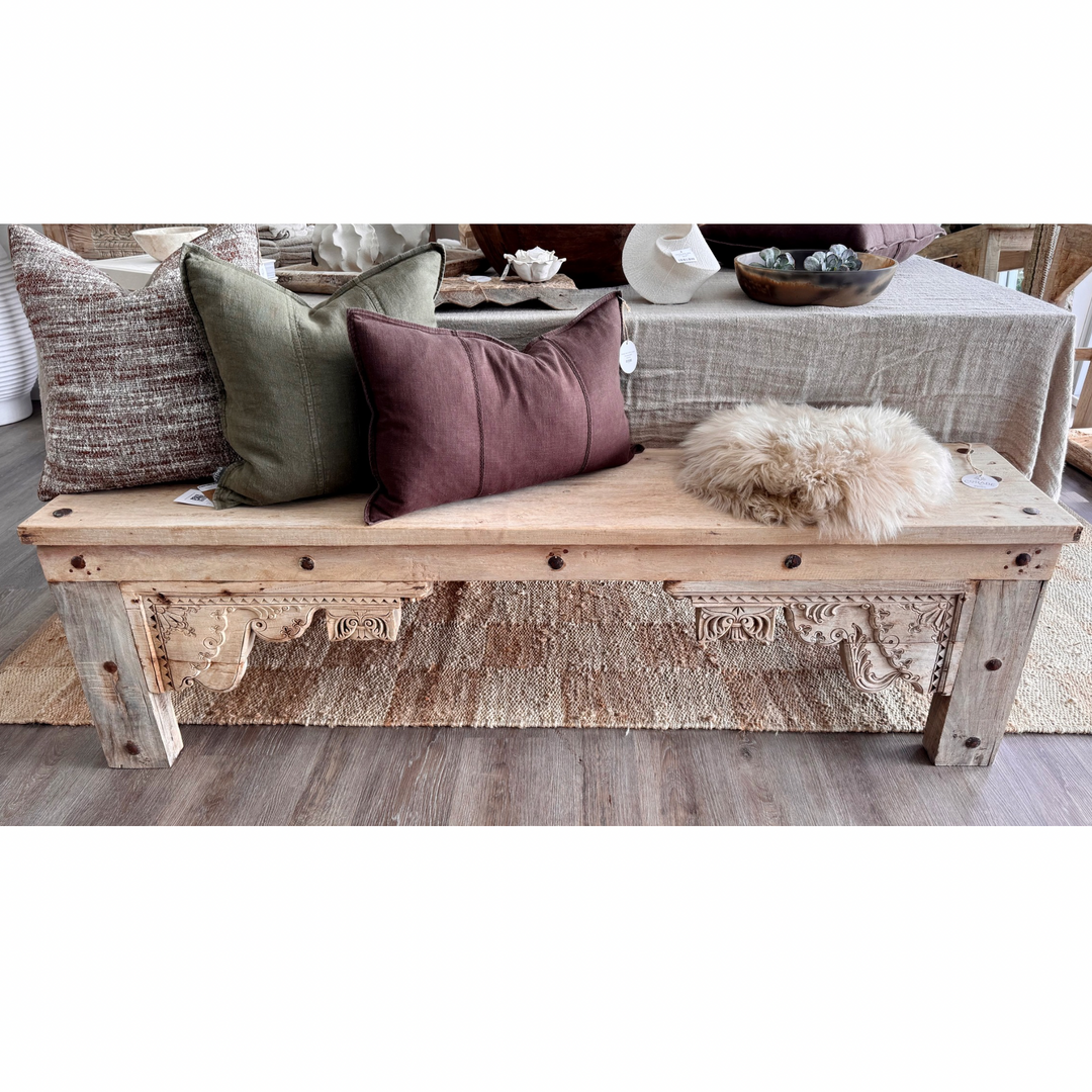 'Adah' Vintage Indian Benchseat