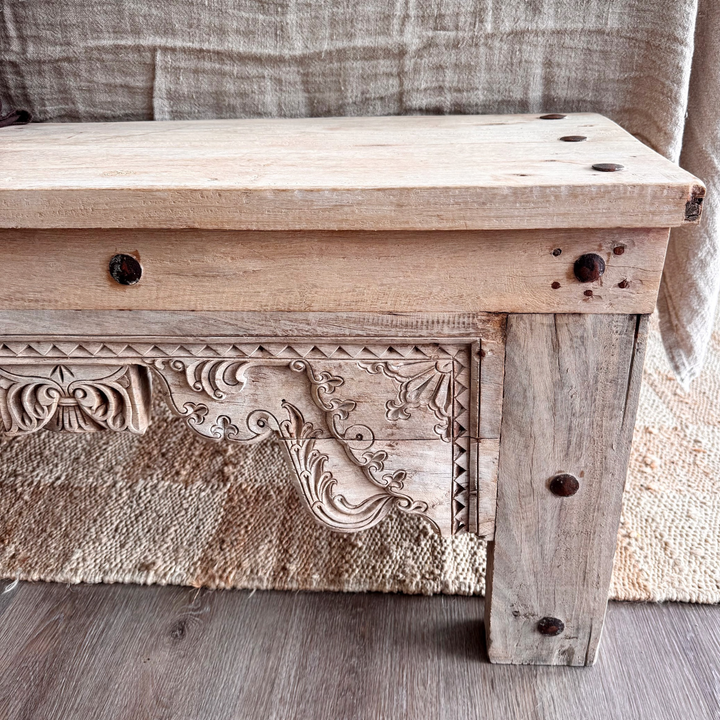 'Adah' Vintage Indian Benchseat