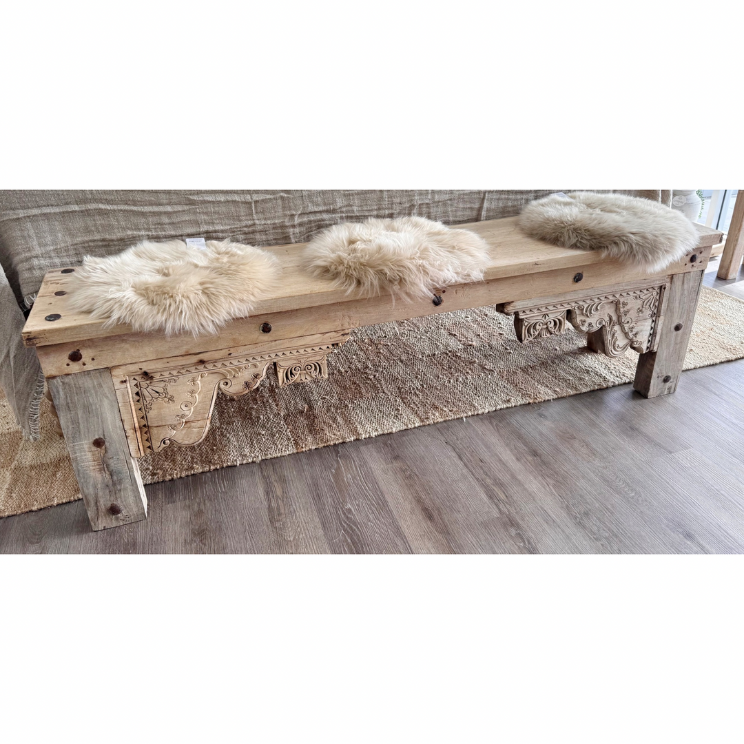 'Adah' Vintage Indian Benchseat