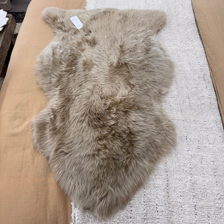 Rug Long Wool 105cm - Butterscotch