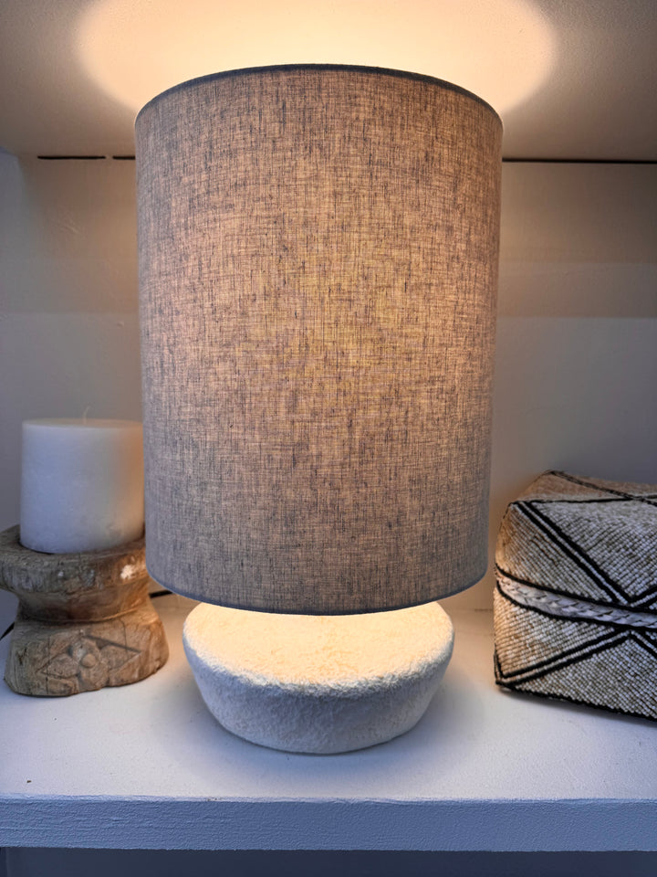 Zayen Table Lamp - Ivory