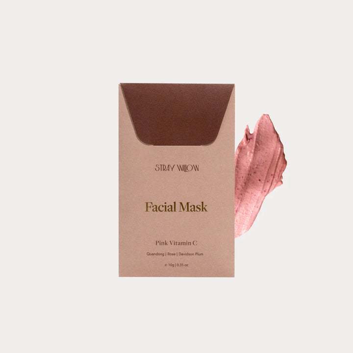 Facial Mask - Pink Vitamin C - Stray Willow