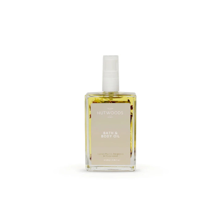Bath & Body Oil - Lemon Myrtle, Bergamot & Cedarwood - Hutwoods