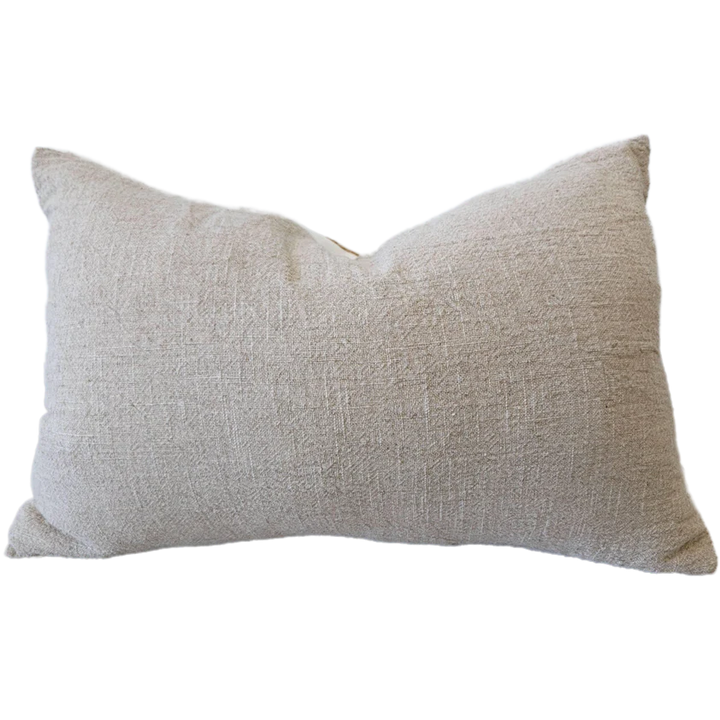 Pisa Cushion Linen with Jute Embroidery 40x60cm