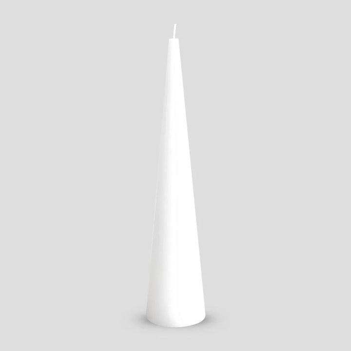 Cone Candles - White