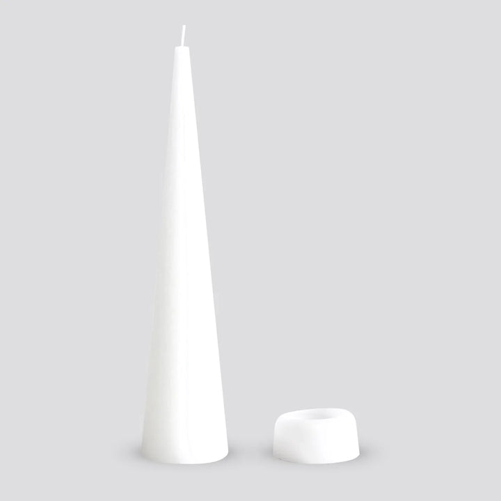 Cone Candles - White