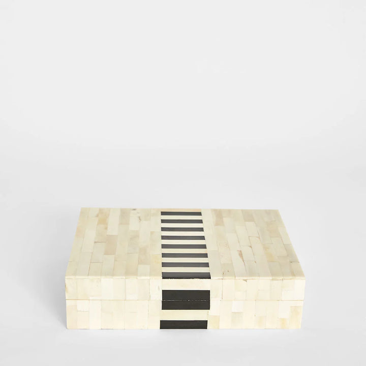 Umi Bone Inlay Trinket Box White