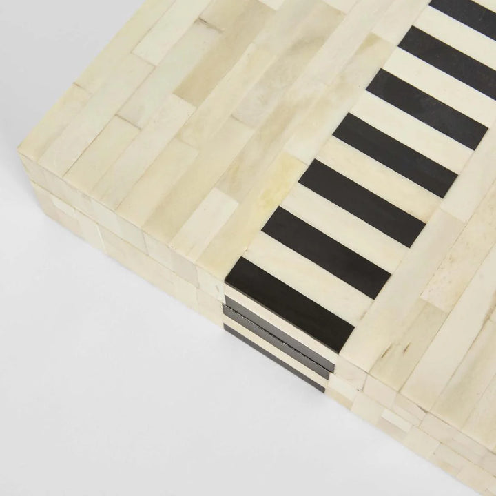 Umi Bone Inlay Trinket Box White