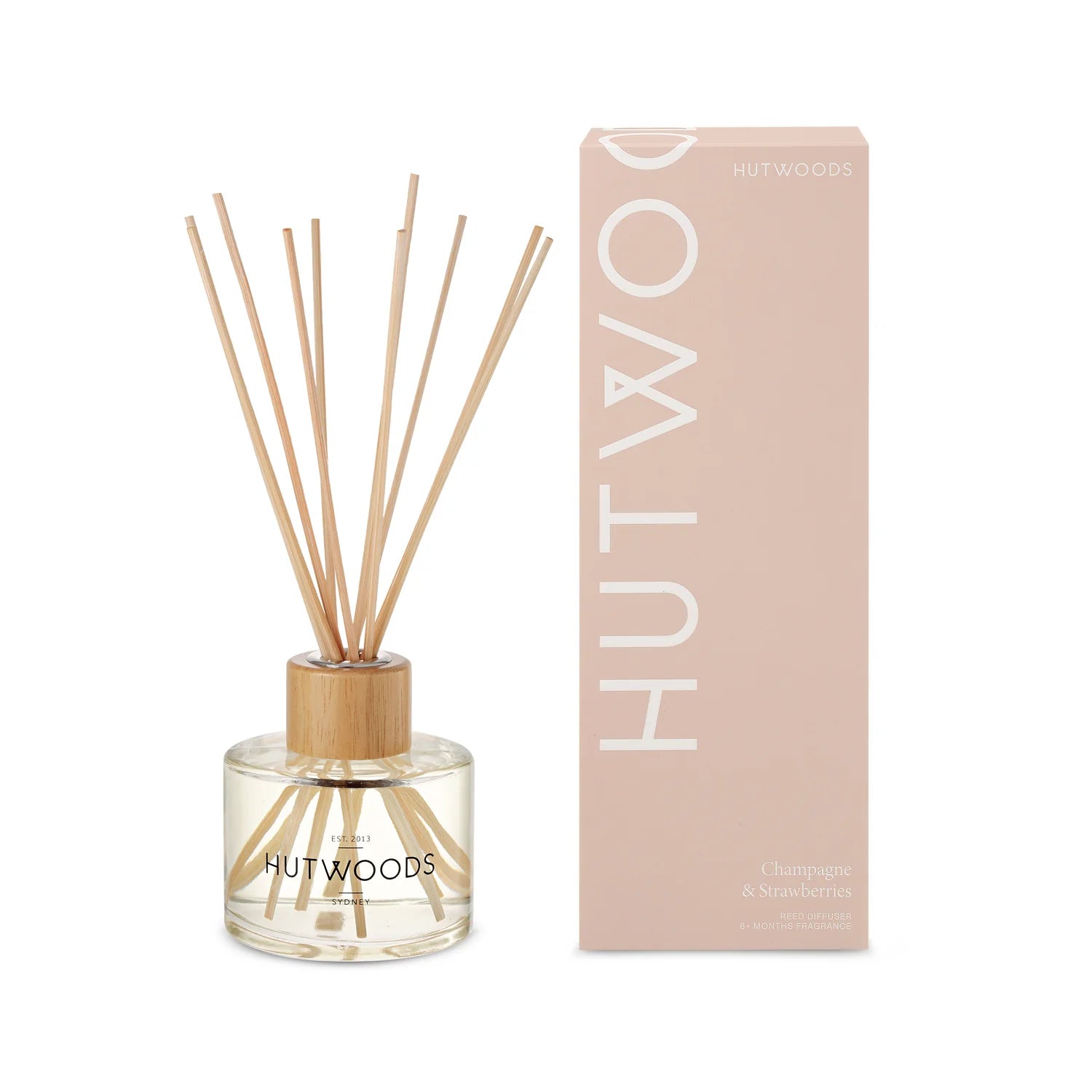 Champagne & Strawberries Reed Diffuser - Hutwoods