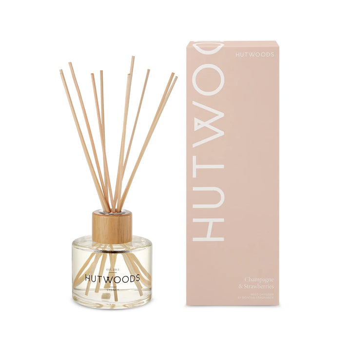 Champagne & Strawberries Reed Diffuser - Hutwoods