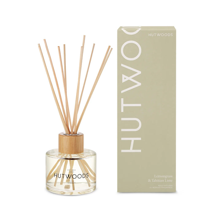 Lemongrass & Tahitian Lime Reed Diffuser - Hutwoods
