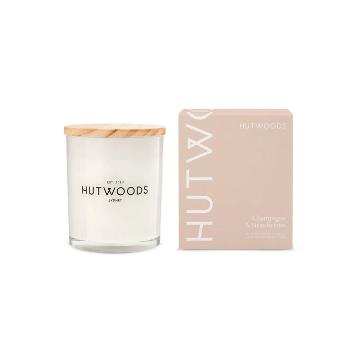 Champagne & Strawberries Candle - Hutwoods