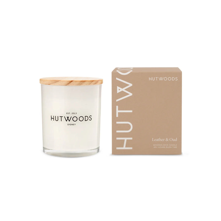 Leather & Oud Candle - Hutwoods